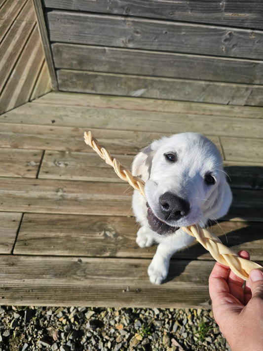 Tresse en peau de buffle